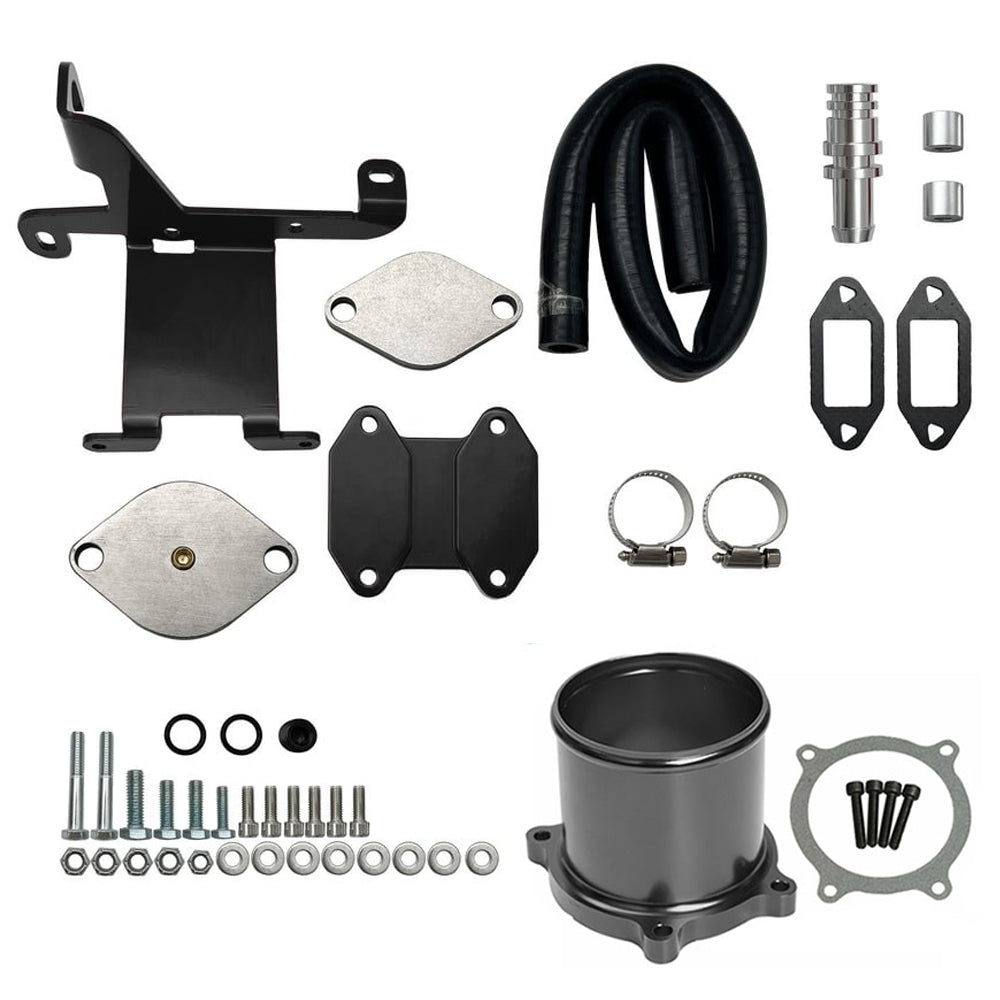 2009-2024 Ram 2500/3500 6.7L Cummins Premium EGR & Throttle Valve Kit - BLACK - (RAM PICKUP ONLY)